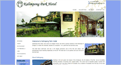 Desktop Screenshot of kalimpongparkhotel.com